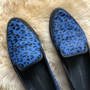 Rebecca Minkoff Blue Cheetah Flats